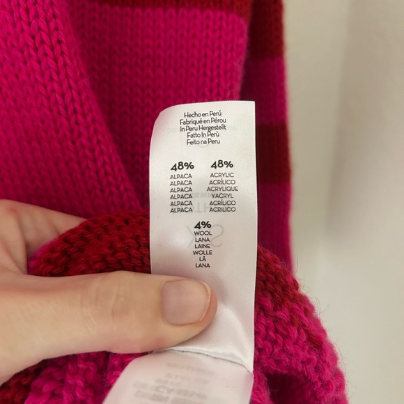 MOTHER Red and Pink Sweater - Picture 4 of 4